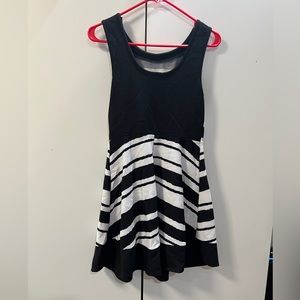 Black and white dress